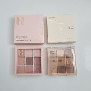 Holika Holika Pinkology, Dasique 03 Nude Potion Kbeauty Eyeshadow Palette Bundle